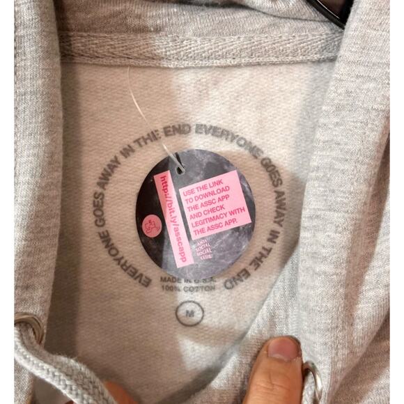 Anti Social Social Club Hoodie | ASSC 2020 Mouth | Size Medium | Brand New - Picture 6 of 6